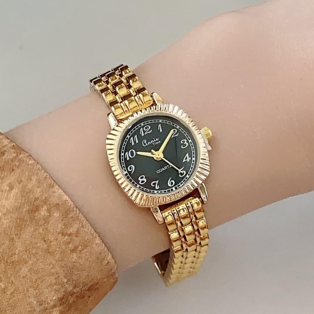 Relógio feminino dourado novo relógio Casual de quartzo feminino relógio Digital simples