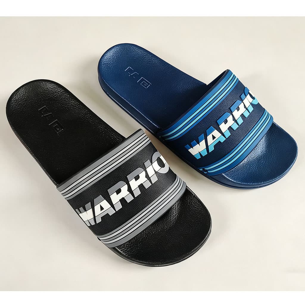 Chinelos masculinos genuínos Pull Back antiderrapantes sapatos internos 3870-23