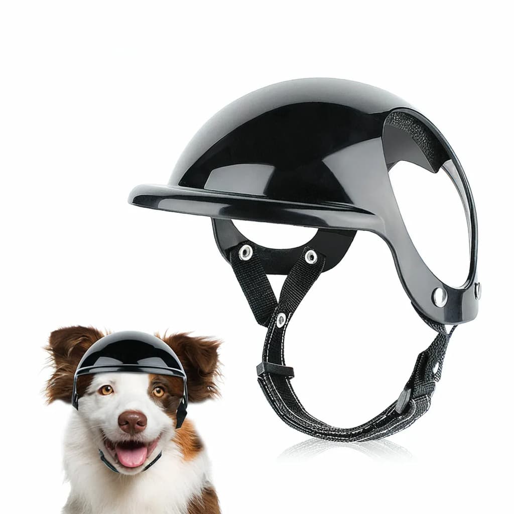 XPAWS Capacete de segurança ao ar livre para animais de estimação Cachorro Gato Capacete de motocicleta Capacete ajustáv