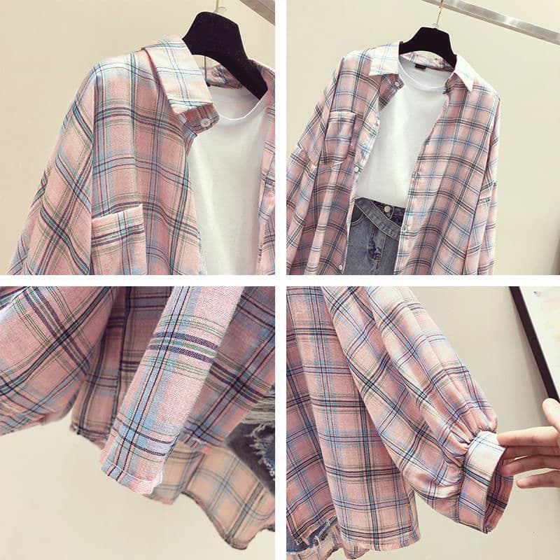 Desconto de marca Roupas femininas contador retirada contador comércio exterior Plus Size roupas femininas soltas camisa