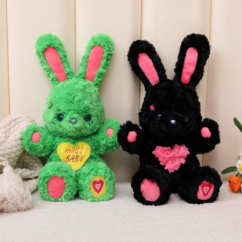 Abraço bebê bolha goma urso brinquedo de pelúcia boneca bonito coelho boneca i brinquedo boneca casal presente