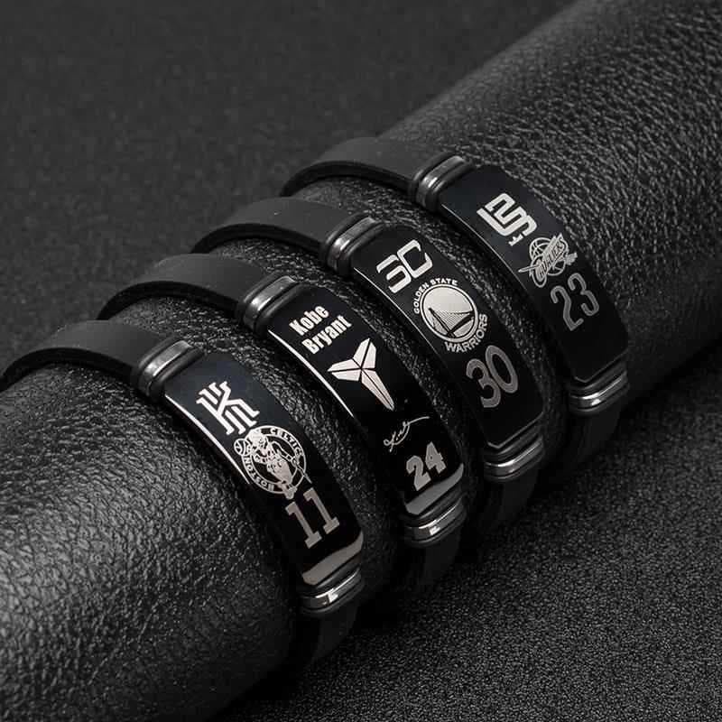 Kobe basquete pulseira edição limitada Curry masculino Silicone crianças jóias americanas High-End pulseira comemorativa