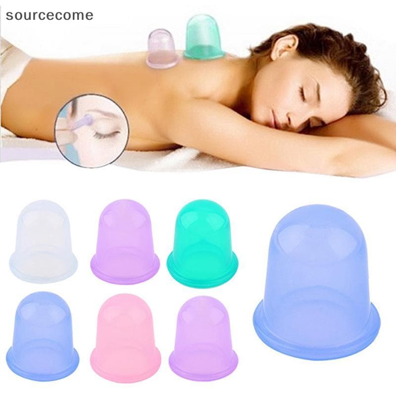 [sourcecome] Ajudante De Massagem Corporal Anti-Aspiramento Silicone Cupping Boutique De Cuidados De Saúde