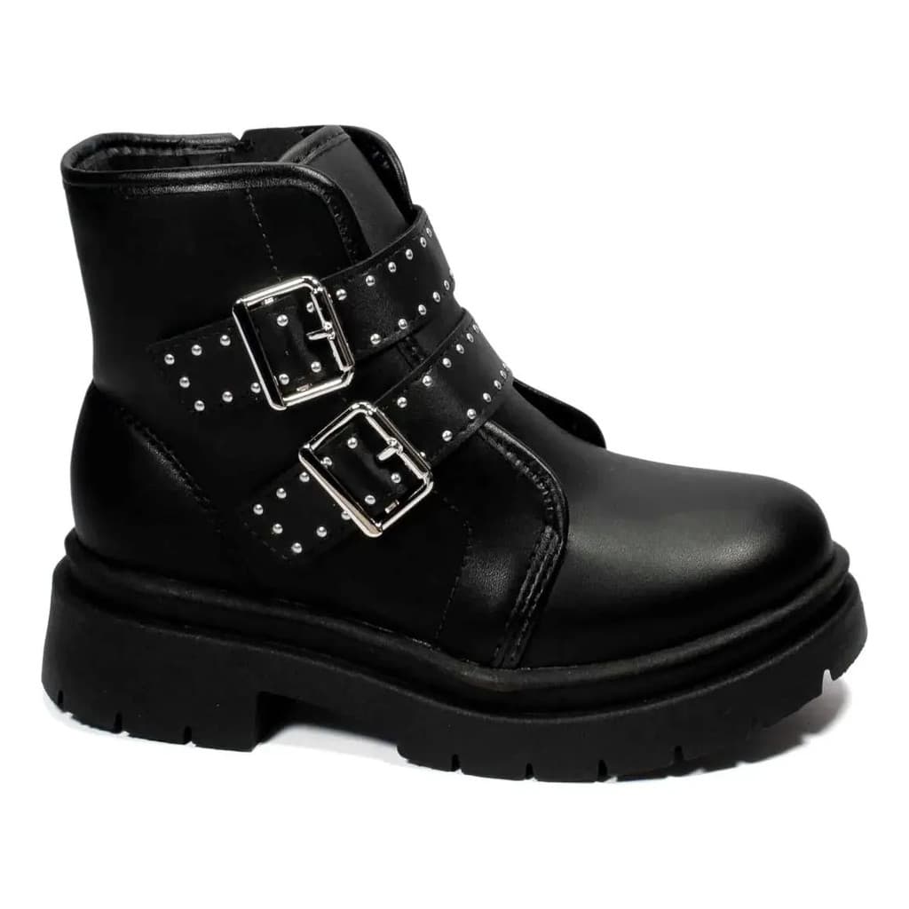 Bota Infantil Cano Curto Menina Fivela Molekinha 2182.114