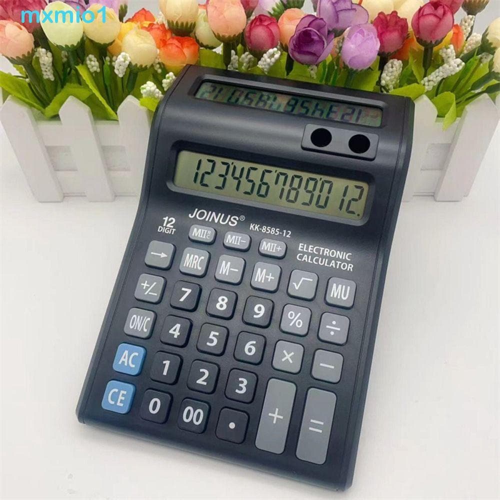 Calculadora De 12 Dígitos , Mecânica De Tela Grande Dupla Financeira Prática