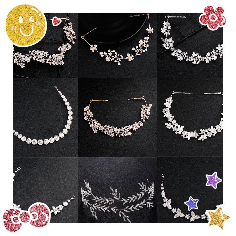 Flor De Noiva Faixa De Cabelo Moda Tiara Mulher