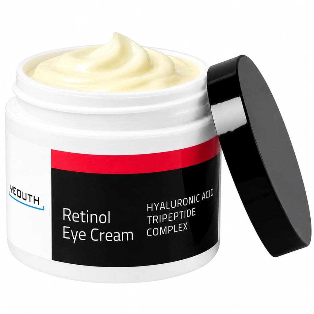 YEOUTH Retinol para Olhos com Ácido Hialurônico para Bolsas nos Olhos, 1oz I5NF