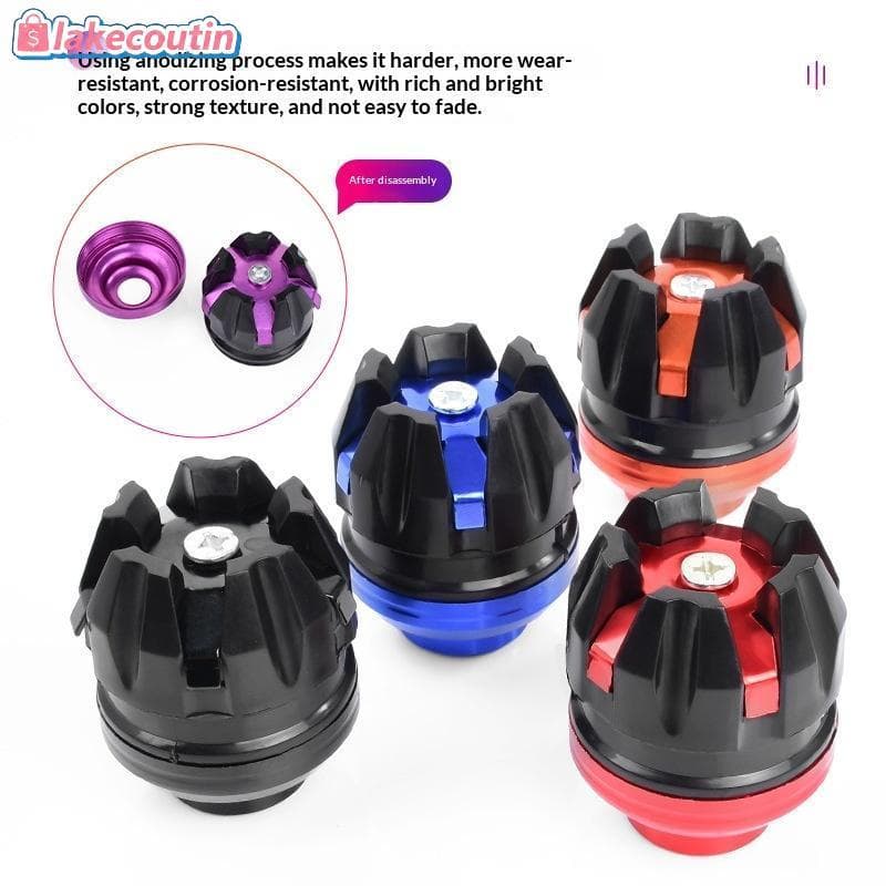 la Copo De Proteção De Suspensão Dianteira Para Motocicleta Quadro Universal Slider Alta Resistência Anti Queda Touring
