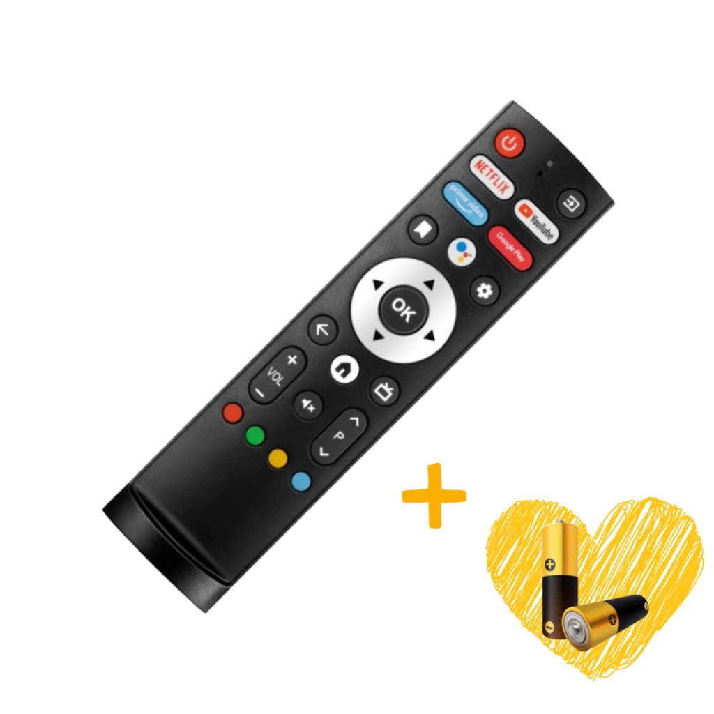 Controle Remoto Aiwa  Tv 32" 43" 50" Android | Compativel | Reposição | Com Pilhas