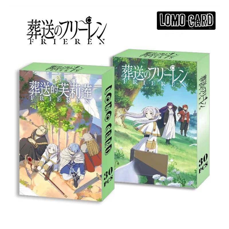 30 Pçs/Set Anime Sousou no Frierenen Beyond Journey's End Photocards Kpop Lomo Cartões Samambaia Himmel Stark Foto Impre