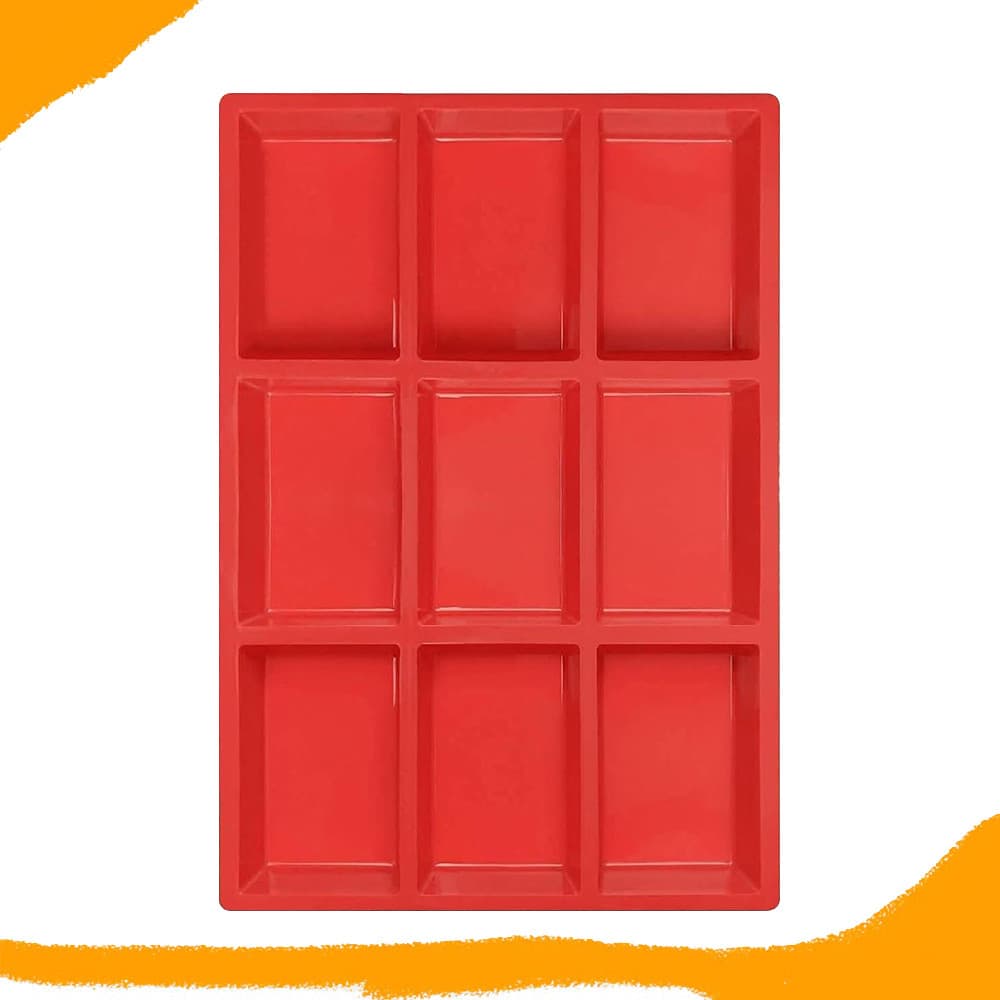 Forma de silicone para pão francês com 9 compartimentos, Forma de Silicone Premium, Antiaderente, Reutilizável e Lavável
