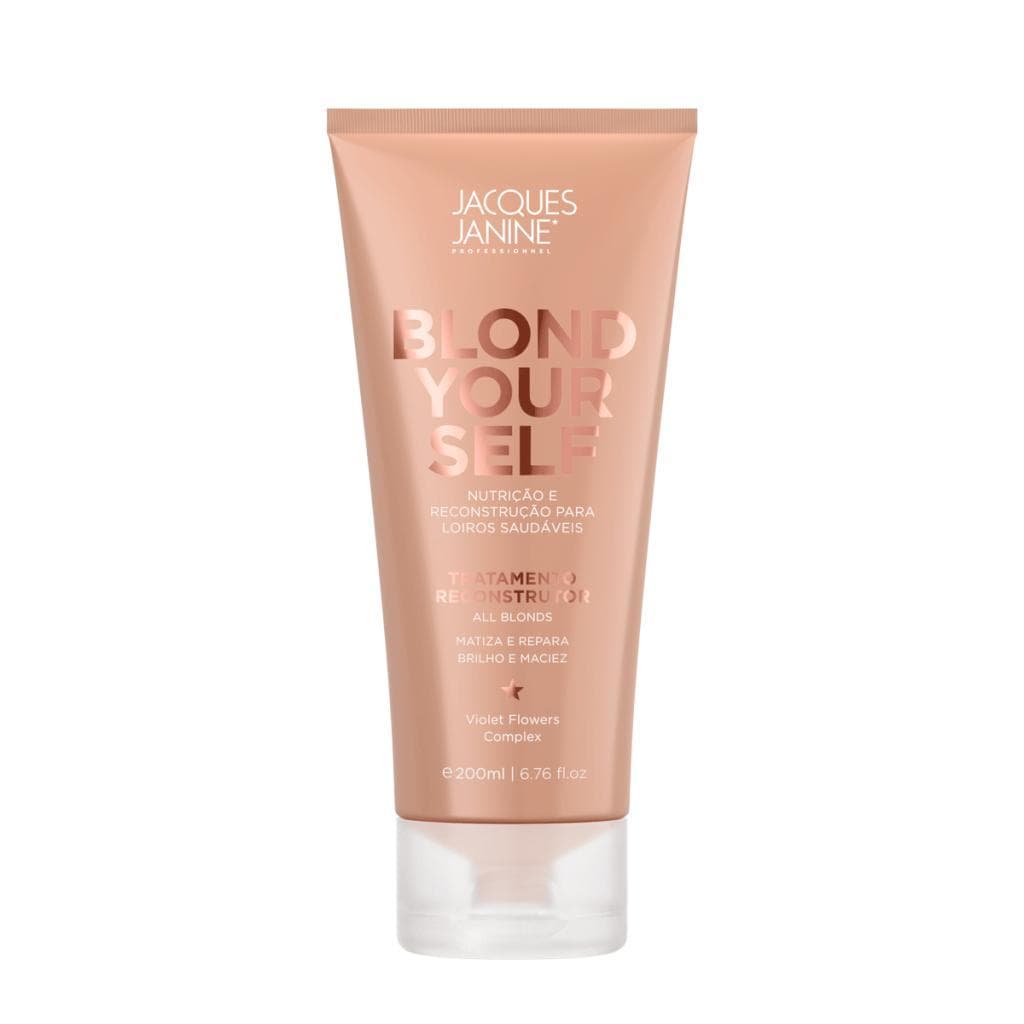 Jacques Janine Creme Tratamento Loiro Matizador Blond Yourself Nutrição Reconstrução 200ml