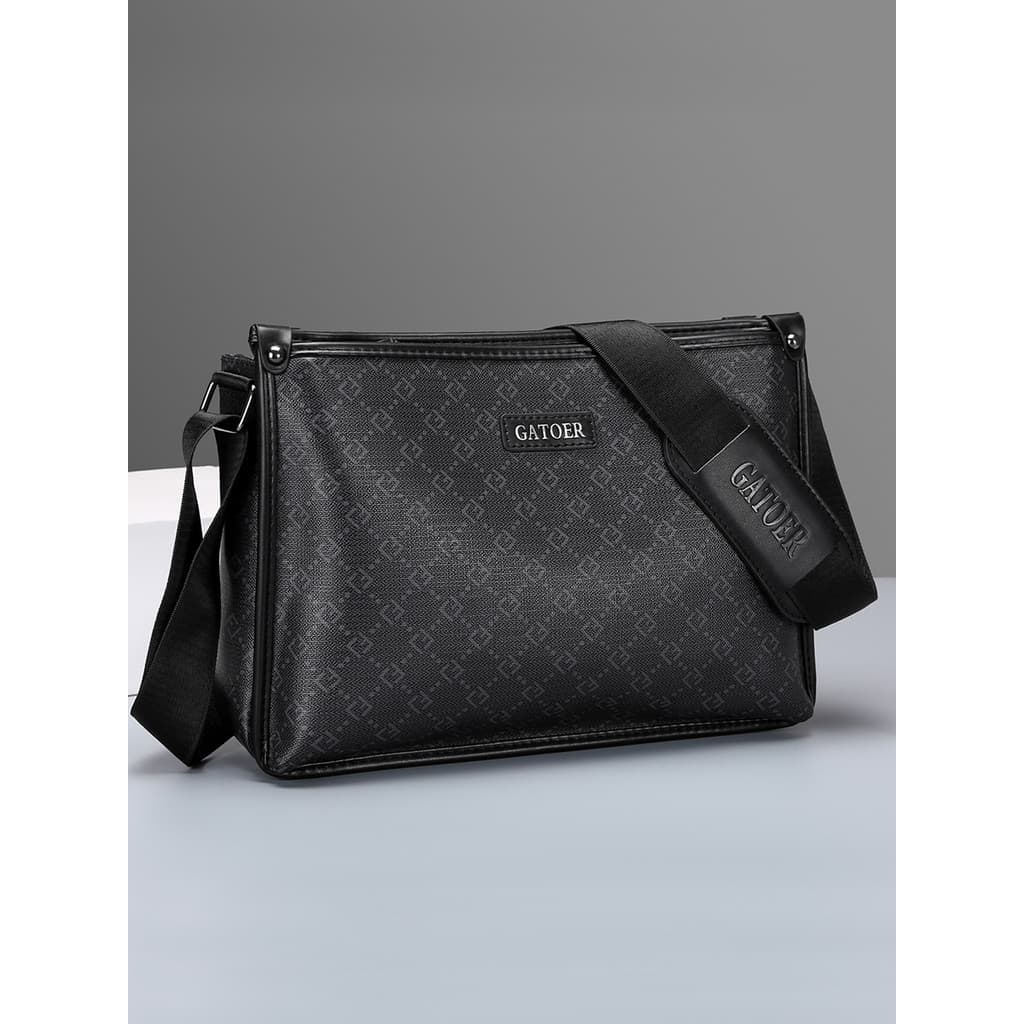 2025 novo estilo bolsa masculina estilo Horizontal bolsa mensageiro moda estilo masculino de ombro casual bolsa xa