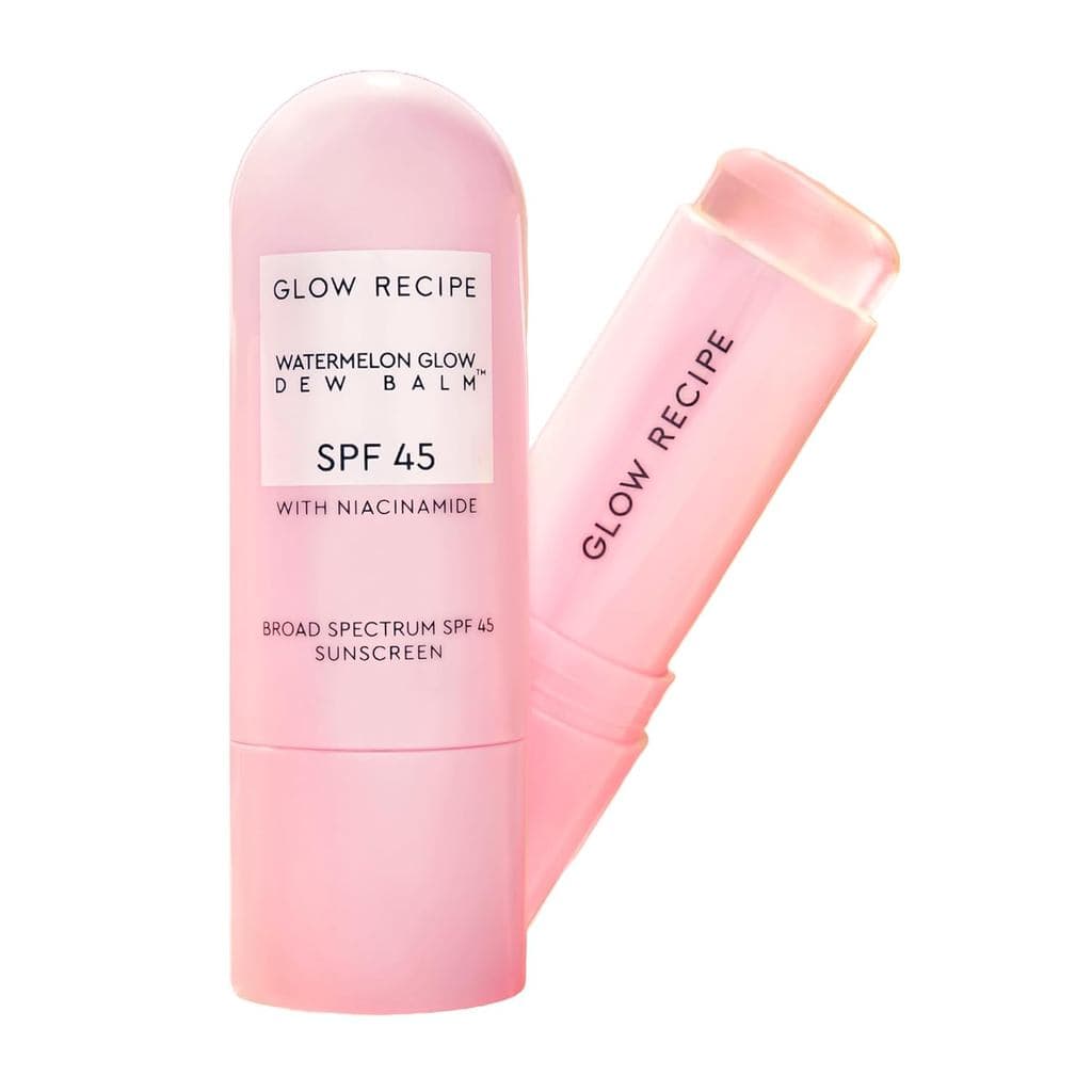 Protetor Solar Facial em Bastão Glow Recipe SPF 45 - Tamanho Viagem, Protetor Solar Coreano com Ácido Hialurônico Hidrat