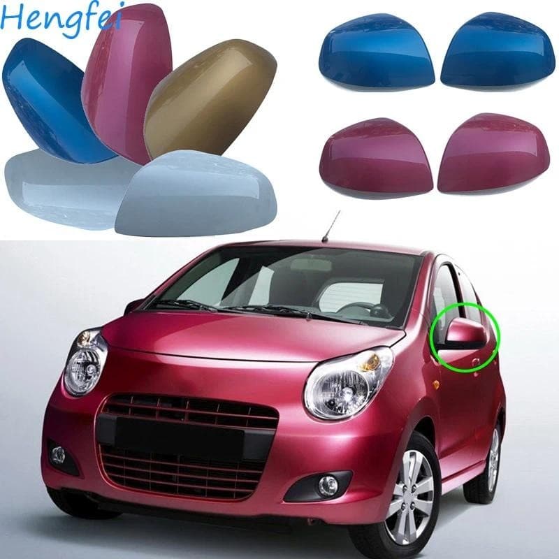 Acessórios Originais Do Carro Para Suzuki Alto 2008 ~ 2016 Espelho Retrovisor Capa Reverso Shellauto Peças Decoração