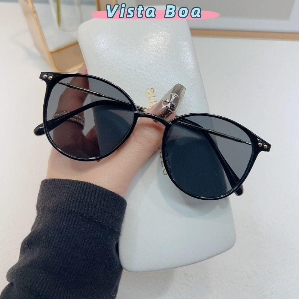 Óculos De Sol Com Armação De Metal CHEEP , Redondos Proteção UV Circular , Hippie Vintage De Verão