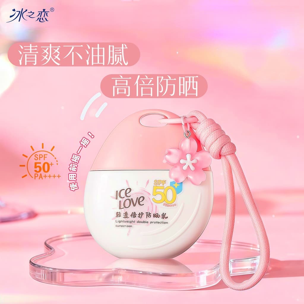 Ice Love Light Transparente Dupla Proteção Protetor Solar Loção À Prova D 'Água Sweatproof Refrescante Não Pegajoso Prot