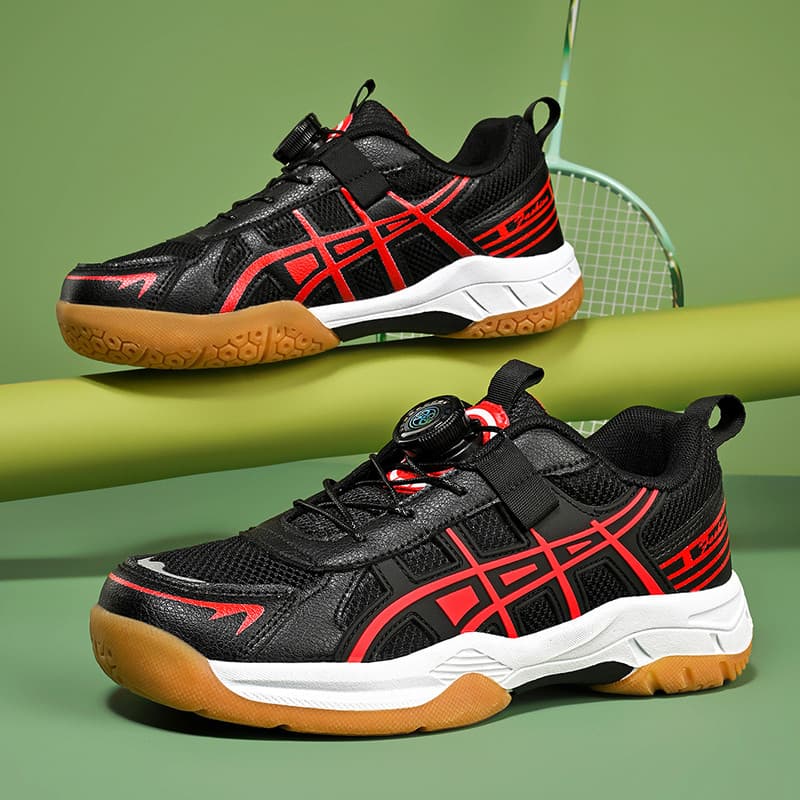 Alemão profissional crianças sapatos de Badminton juventude tênis de mesa meninos meninas Ultra-leve absorção de choque