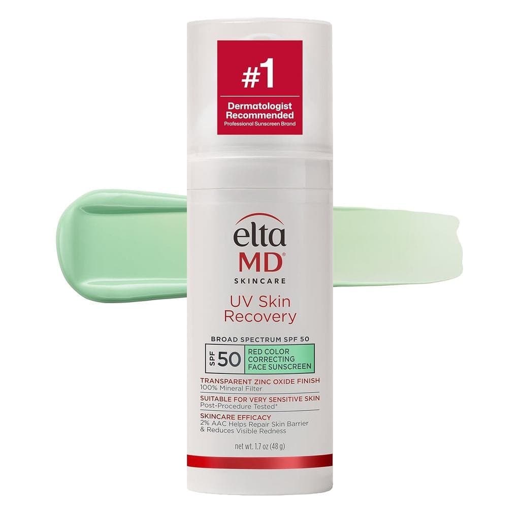 Protetor Solar Mineral Verde EltaMDUV, Reduz a Vermelhidão, Protetor Solar Especial para Pele Sensível SPF50 ZRUO