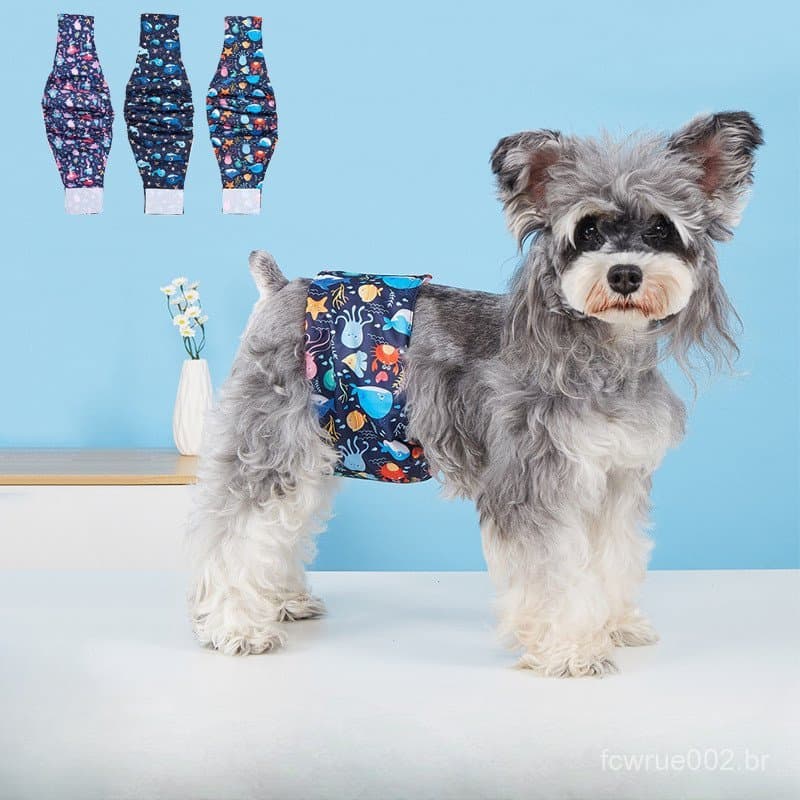 Fralda Lavável Para Cachorro , Calça Fisiológica Fofa Masculino , Roupa Íntima Animais De Estimação