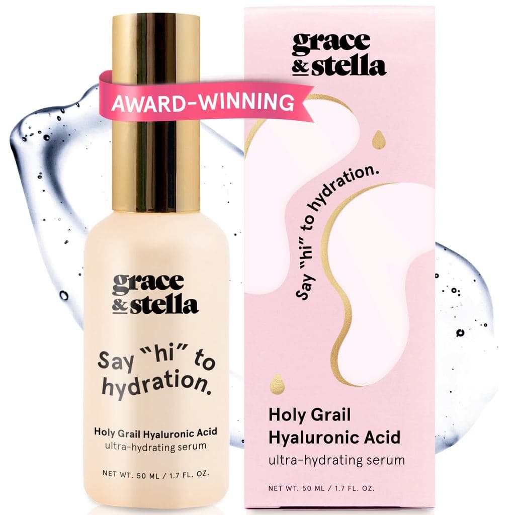 Sérum de Ácido Hialurônico Grace & Stella, Vencedor de Prêmios (50ml/1.7 fl oz) - Sérum Hidratante de Ácido Hialurônico