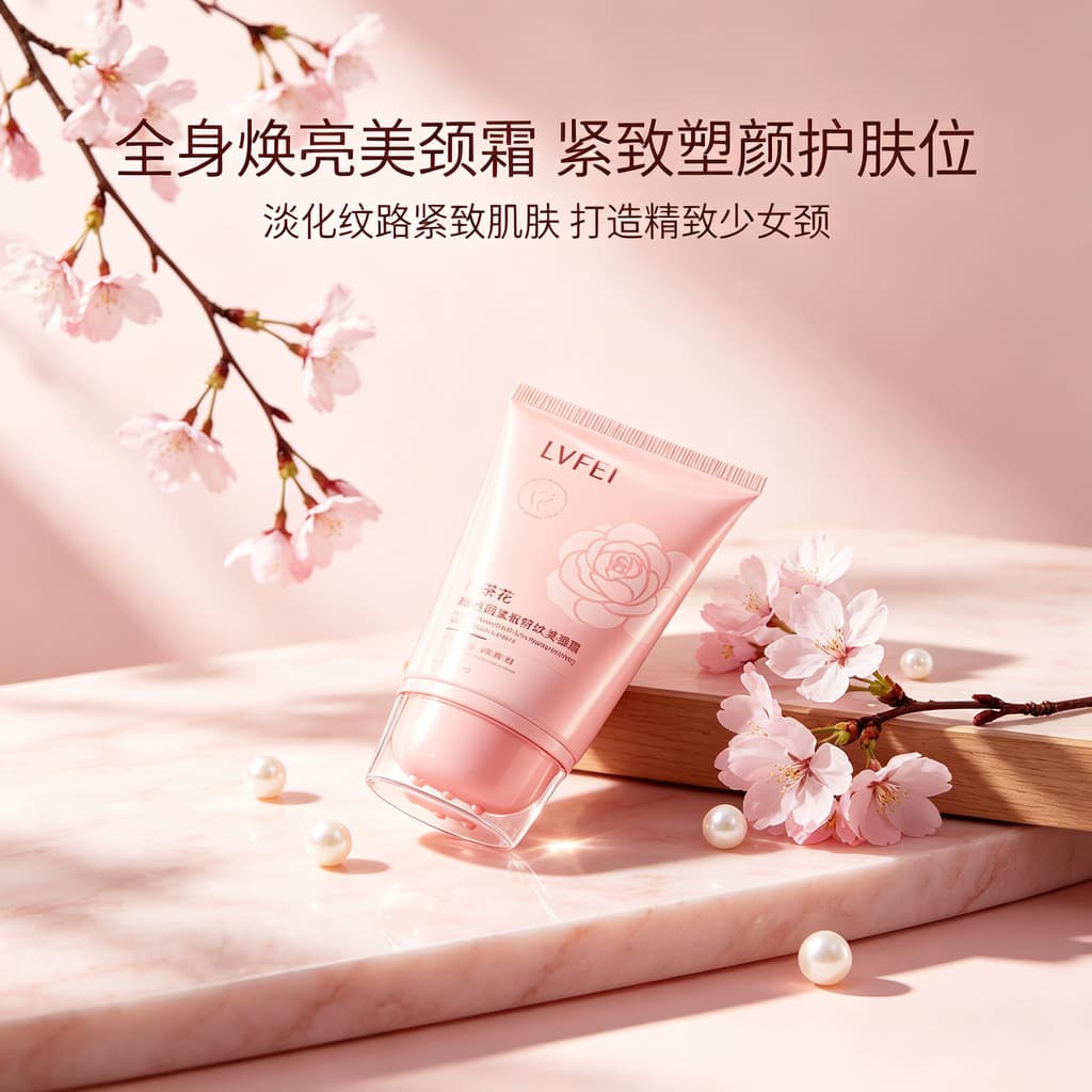 LVFEI Beauty Creme para Pescoço Reduz Linhas do Pescoço Firmador da Pele Criar Requintado Creme para Cuidados com o Pesc