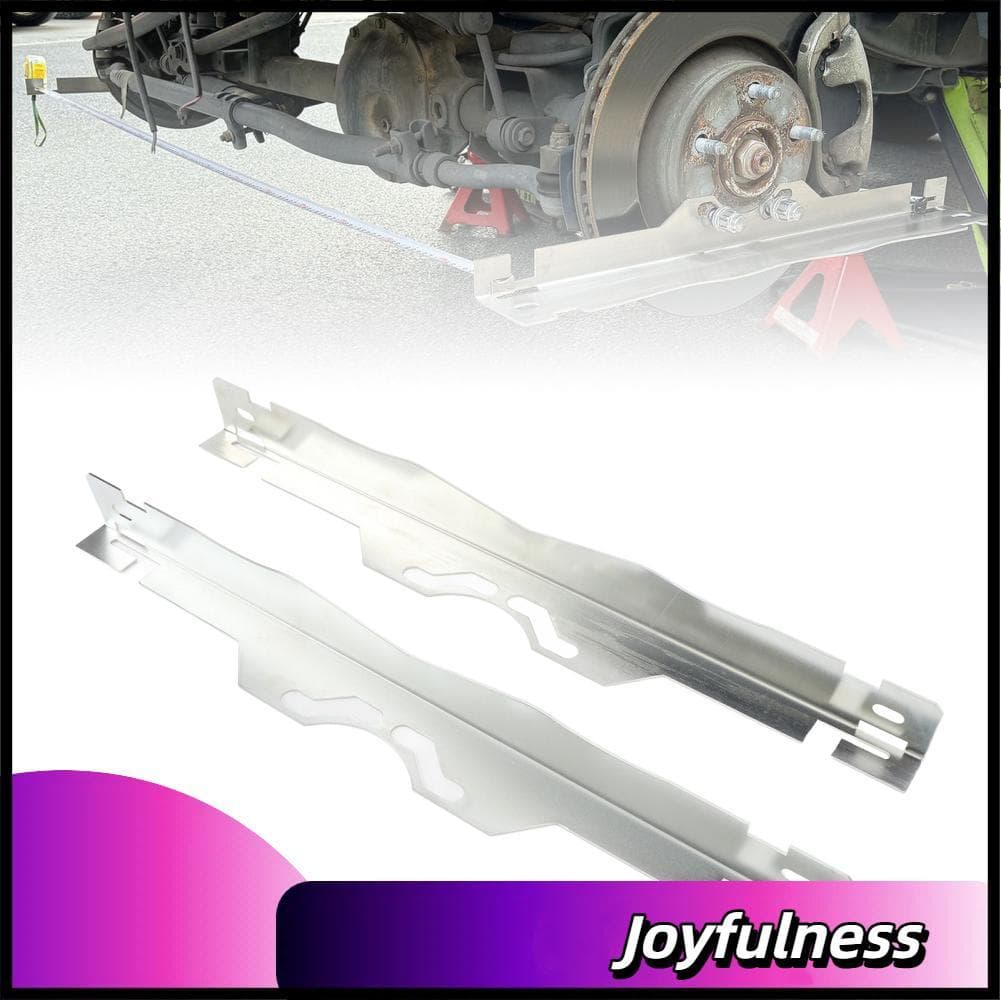 Joyfulness-br joyness-br FOSA Ferramenta de alinhamento de rodas Medições de placas de aço inoxidável com furos para