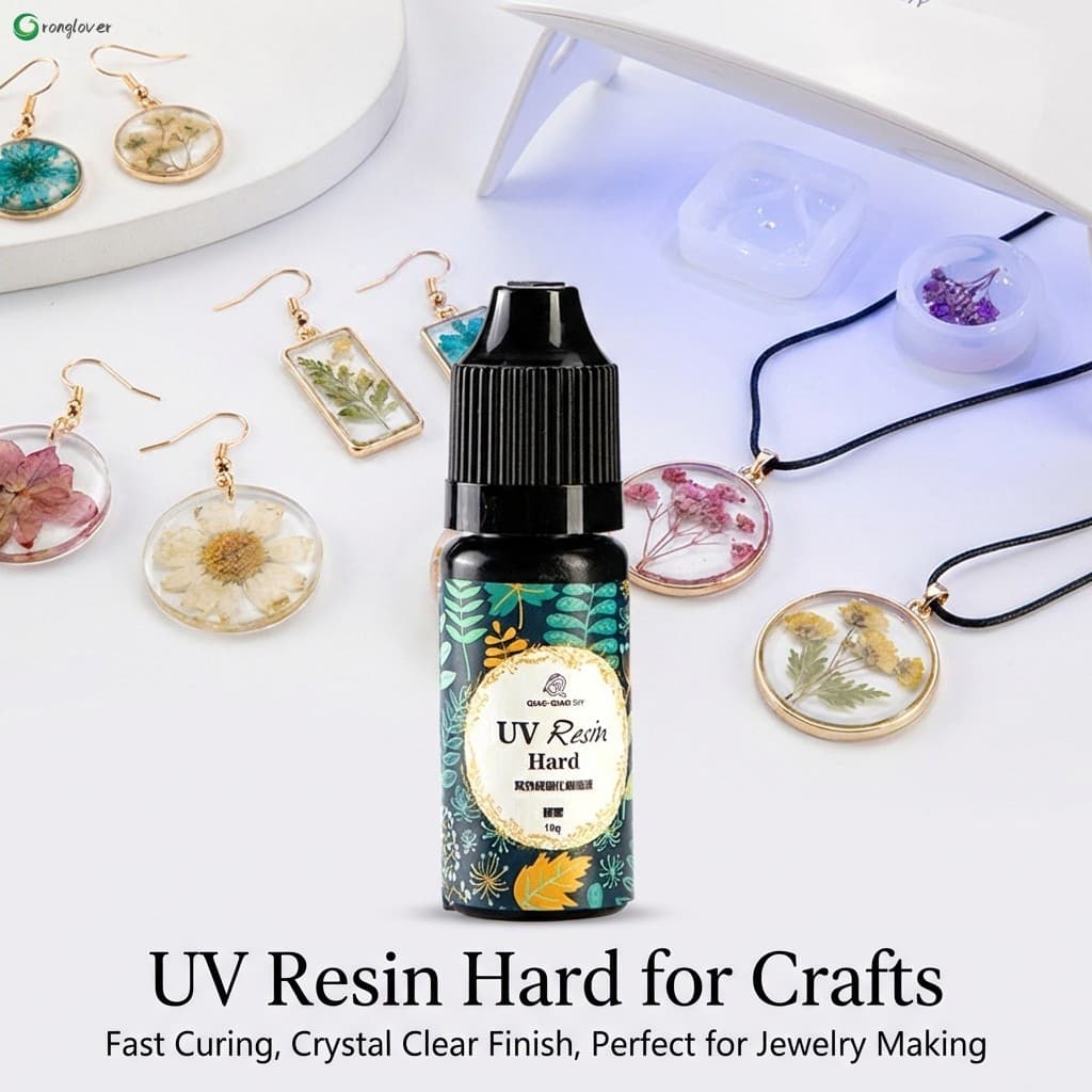 Cola Epóxi De Resina UV-Artesanato DIY Transparente Para Fundição De Molde Pendente De Joias