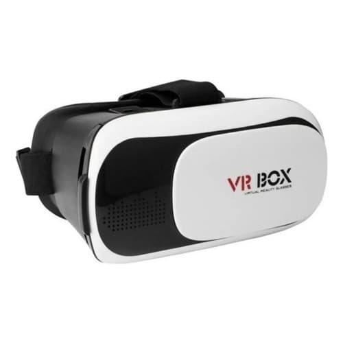 Vr Box Óculos 3d Realidade Virtual Com Controle Bluetooth Android/ios Branco
