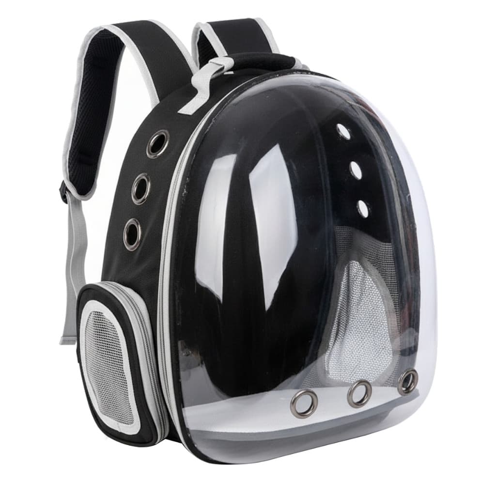 Saco para animais de estimação passeio portátil saco de gato grande capacidade ventilação buraco espaço cápsula reduzir
