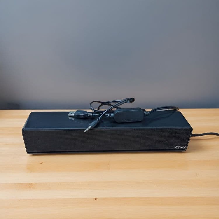 Único longo computador áudio Desktop usb Mini portátil Notebook multimídia com fio pequeno alto-falante Subwoofer