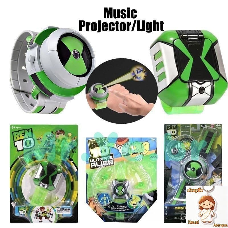 Relógios Infantis Ben 10 Omnitrix Relógio Projetor 3D Estilo Cosplay Ben10 Presente de Aniversário para Crianças