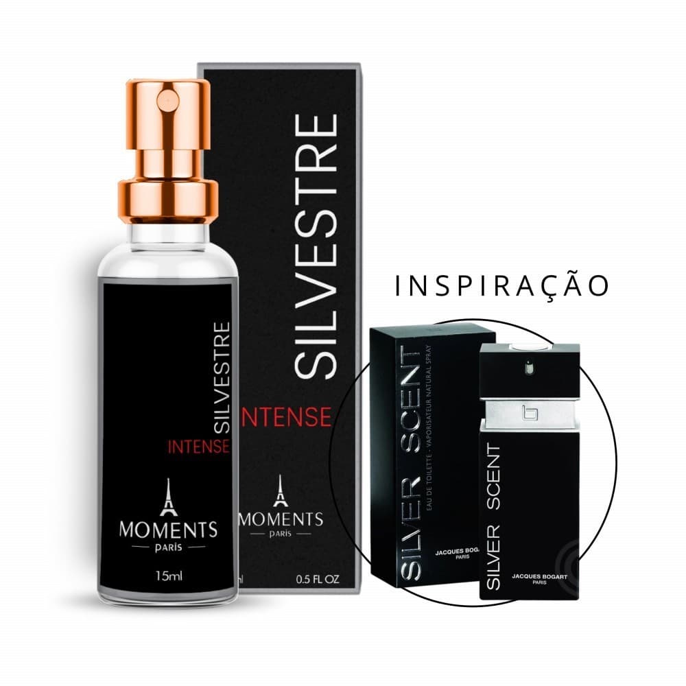 Silvestre Intense Perfume Masculino  Eau de Parfum  EDP  Importado 15ml Moments Paris