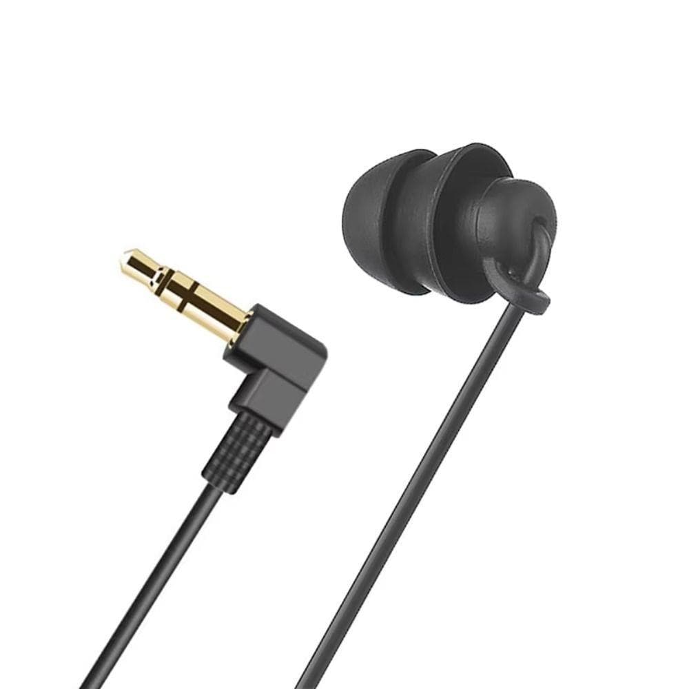 Fones De Ouvido Com Mola BLUEVELVETQW De 3.5 Mm , Fone Fio De Graves Pesados De Lado Único , Cabo Flexível
