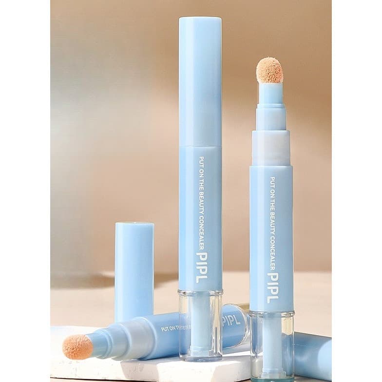 Corretivo Líquido [Estoque pronto] Maquiagem PIPL Adesivo Corretivo Caneta Creme Serviço Hidratante Corretivo Iluminador