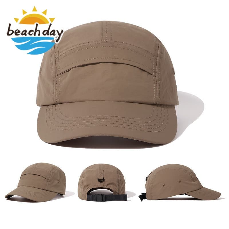 Boné Esportivo de 5 Painéis Anti-UV, Boné de Beisebol Impermeável, Boné de Golfe de Secagem Rápida para Corrida, para Mu