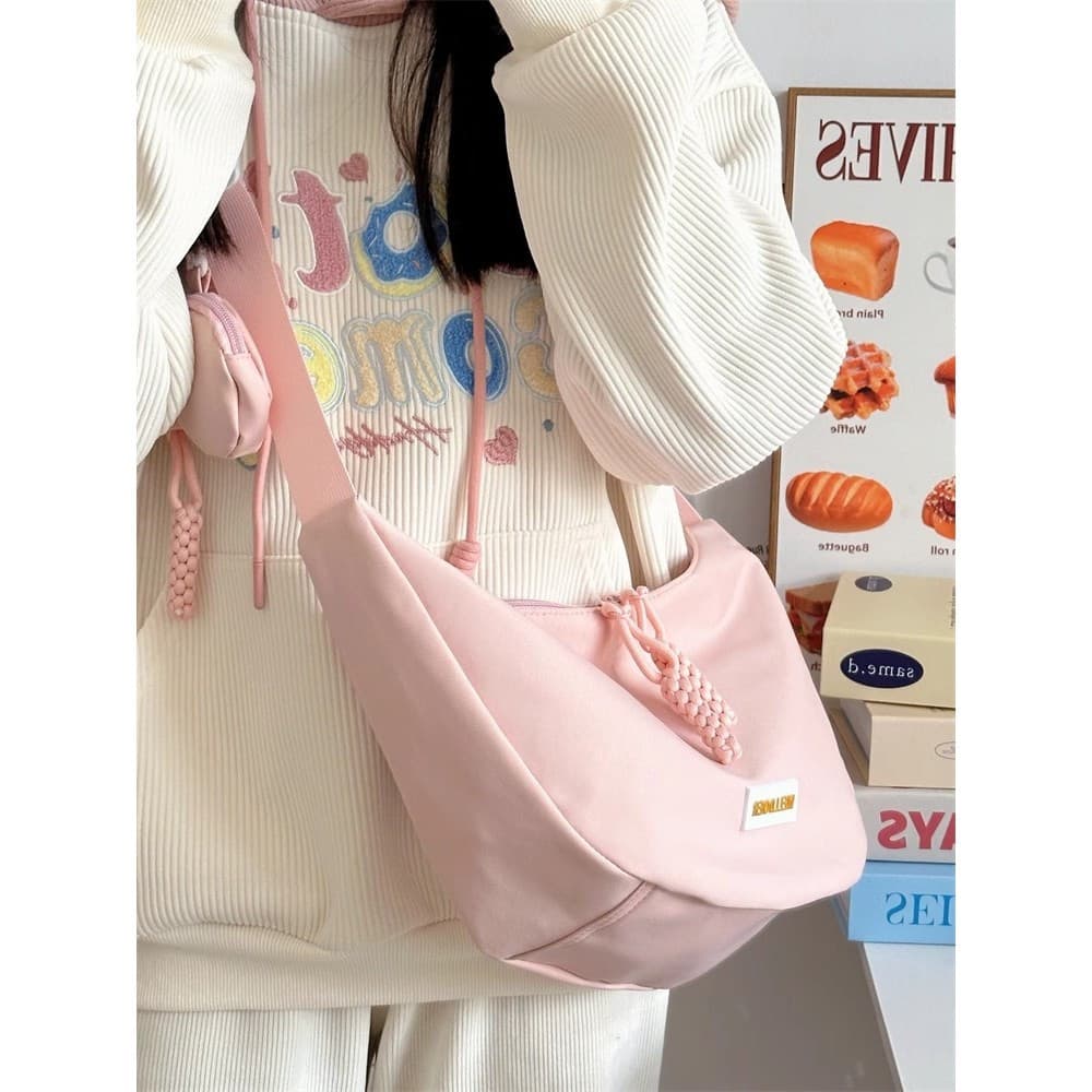 Bolsa mensageiro menina estudantes do ensino médio passeio viagem pequena mochila crianças lazer bolinho saco estudantes