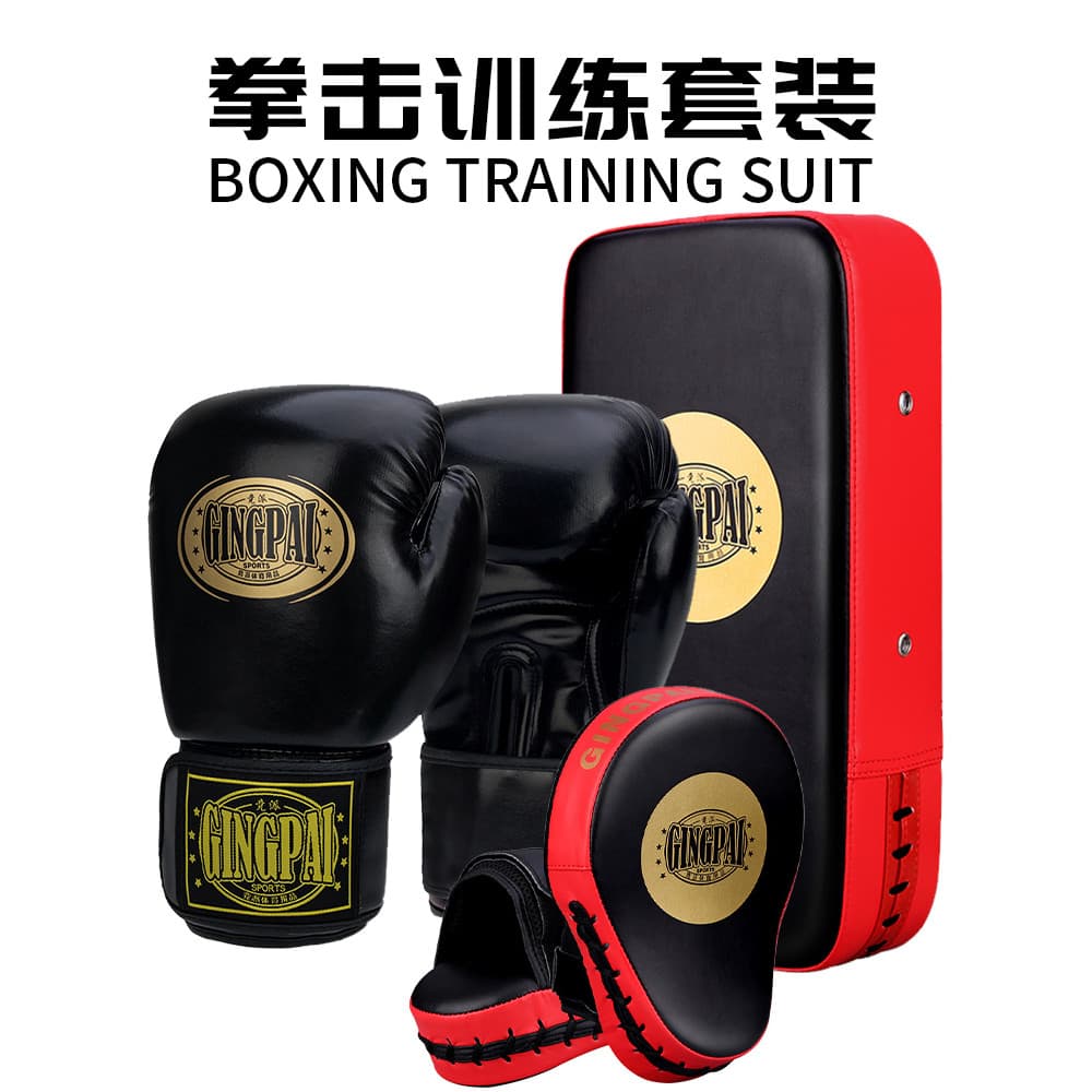 Luvas de boxe para adultos sanda terno de treinamento combinação Boxer alvo sanda pé alvo luvas de combate equipamentos