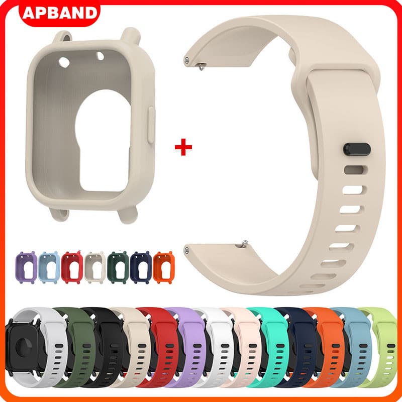 Pulseira Strap Capinha Capa De Silicone Para Relógio Smartwatch Redmi Watch 5 Active/Redmi Watch 5 Lite