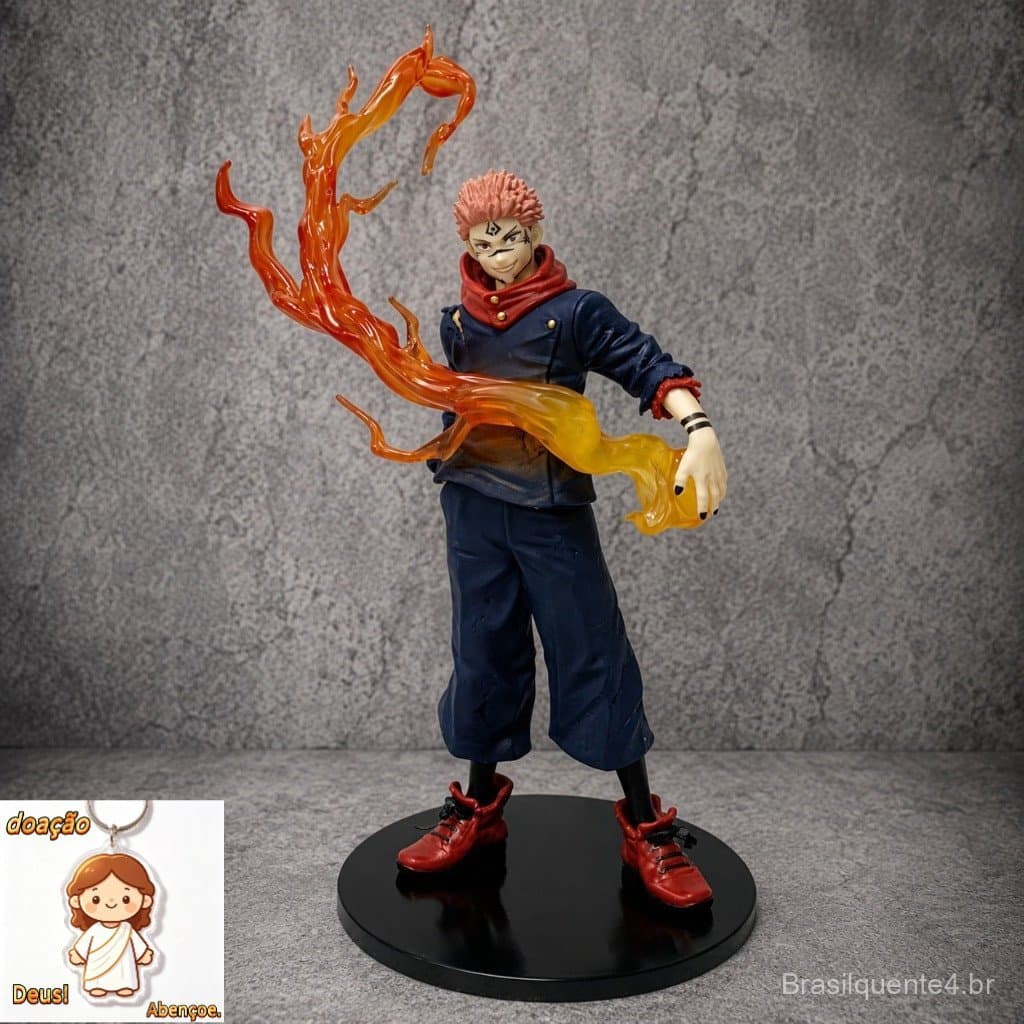 Action Figure Jujutsu Kaisen Itadori Yuji Boneco Colecionável PVC 21cm Anime Decorativo