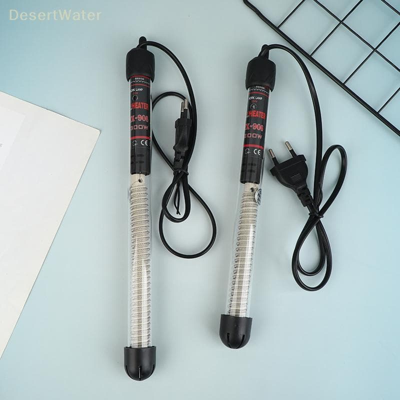 < DesertW > EU Plug Temperatura Ajustável Termostato Aquecedor Haste De Vidro Aquário 25-300W Submersível Tanque De Peix