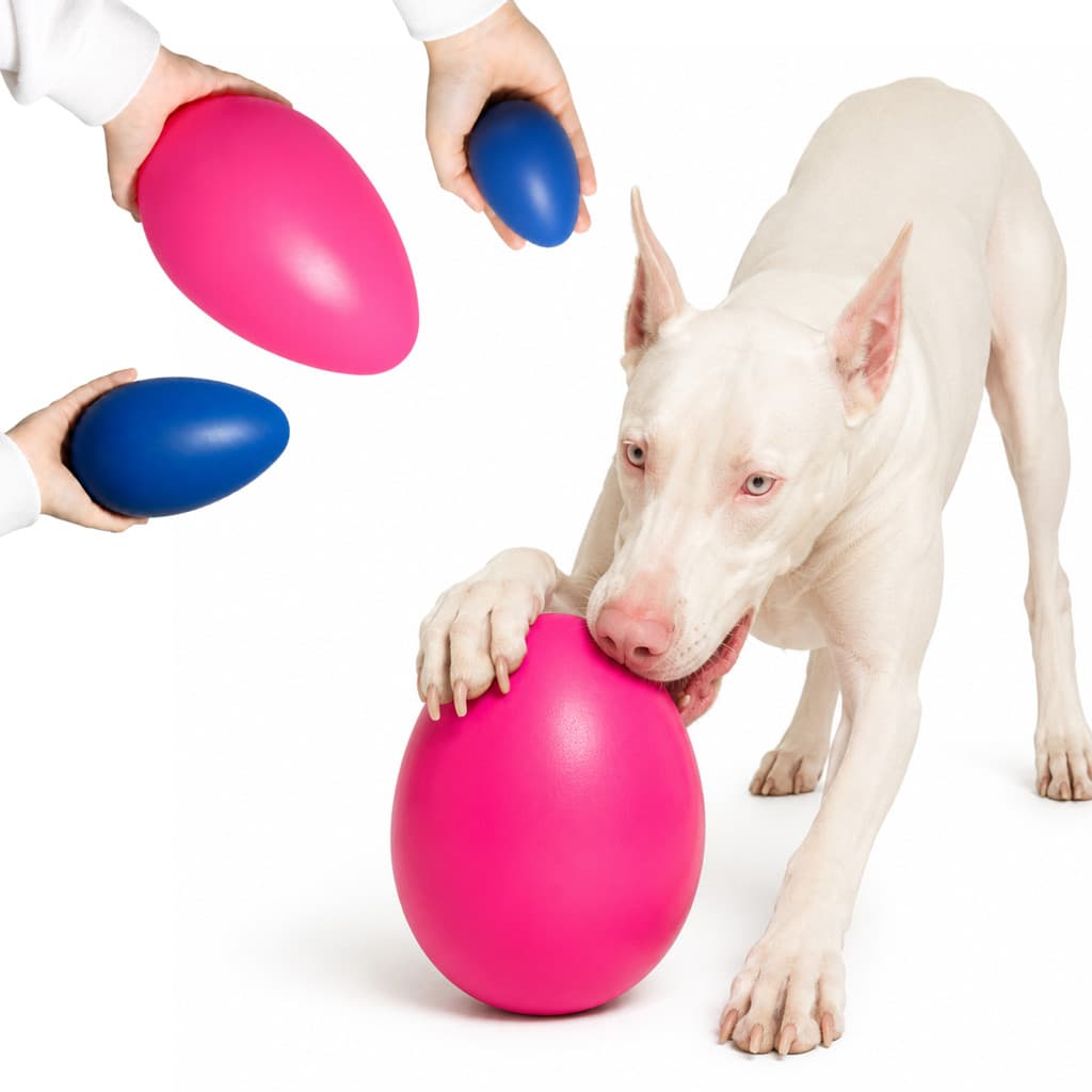 Ovo Maluco Brinquedo Cachorro Cães Resistente Pet Mordedor Movimento Imprevisível Anti Estresse