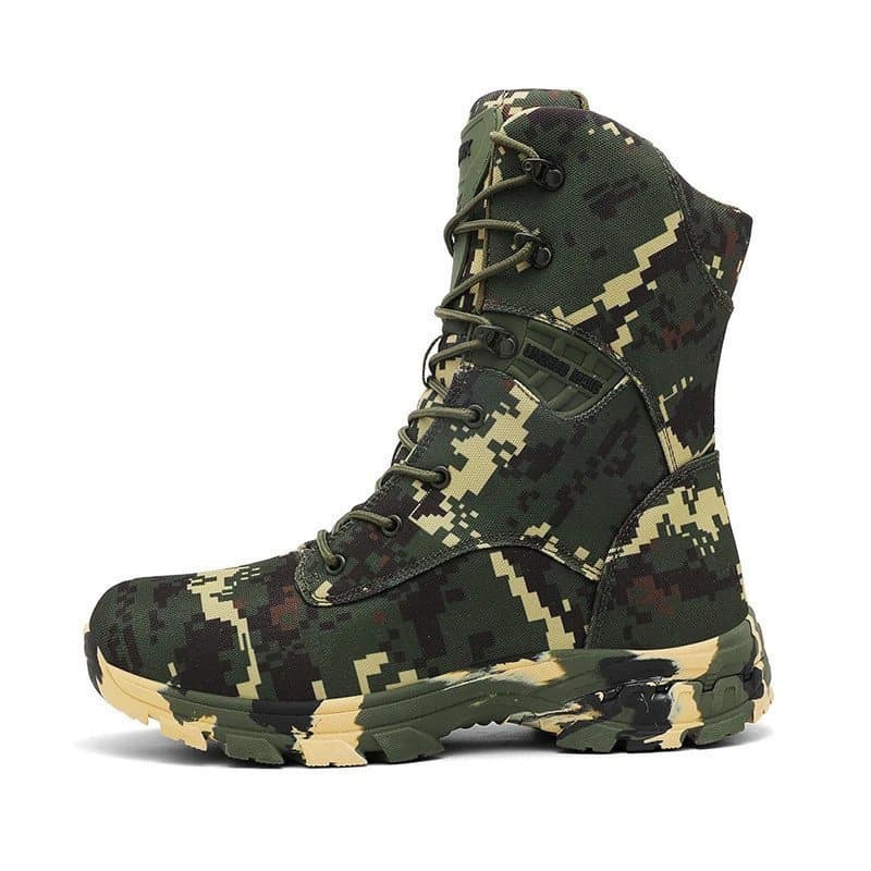 Botas Masculinas de Cano Alto para Atividades ao Ar Livre, Duráveis e Antiderrapantes, Adequadas para Caminhadas e Explo