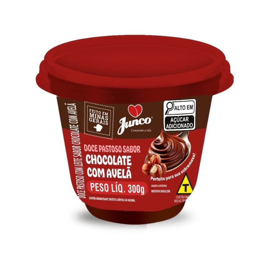 Doce De Chocolate Com Avelã Junco 300g