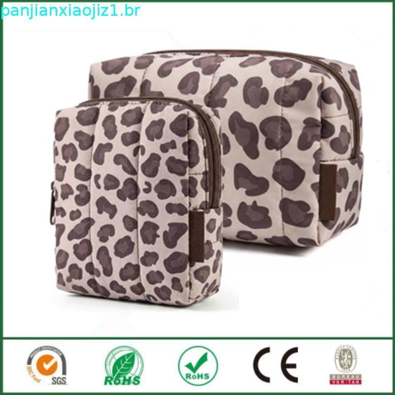 BAGSMART Bolsa Pequena De Maquiagem Para Viagem De Higiene Pessoal , Mini Cosméticos Acolchoada Inchada , Linda Mulheres