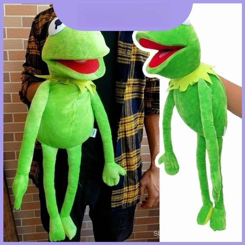 Novo Brinquedo de Pelúcia Sapo Kermit de 60cm, Presente de Natal para Crianças CAHC A4L9