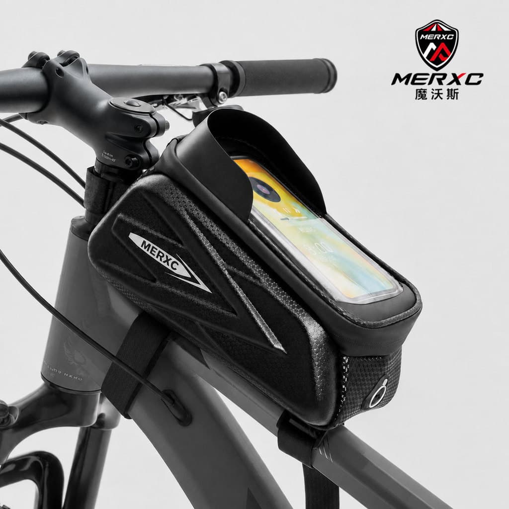 Saco de feixe dianteiro da bicicleta Mountain Bike saco de armazenamento do telefone móvel saco à prova dwaterproof água