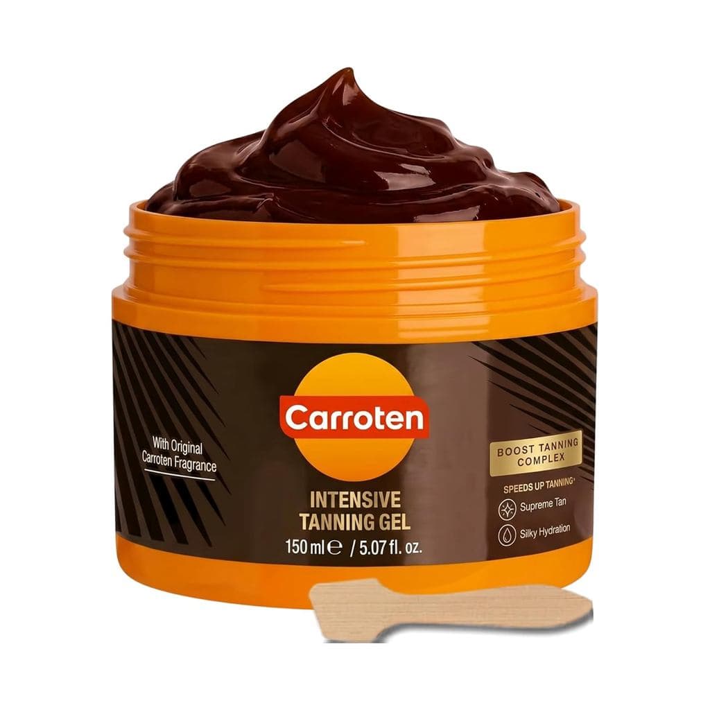 Gel Intensificador de Bronzeado Carroten |   Acelerador de Bronzeamento Browning |   Não Oleoso, Resistente à Água com Ó