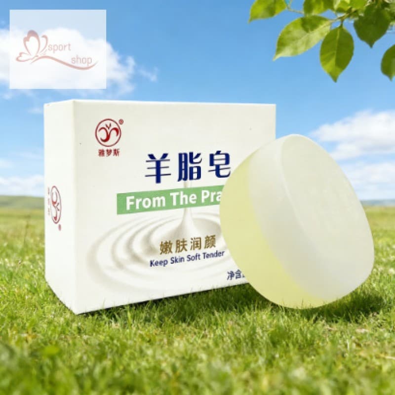 Sabonete De Leite De Cabra-Banho Refrescante Para Lavagem Facial Com Óleo Essencial