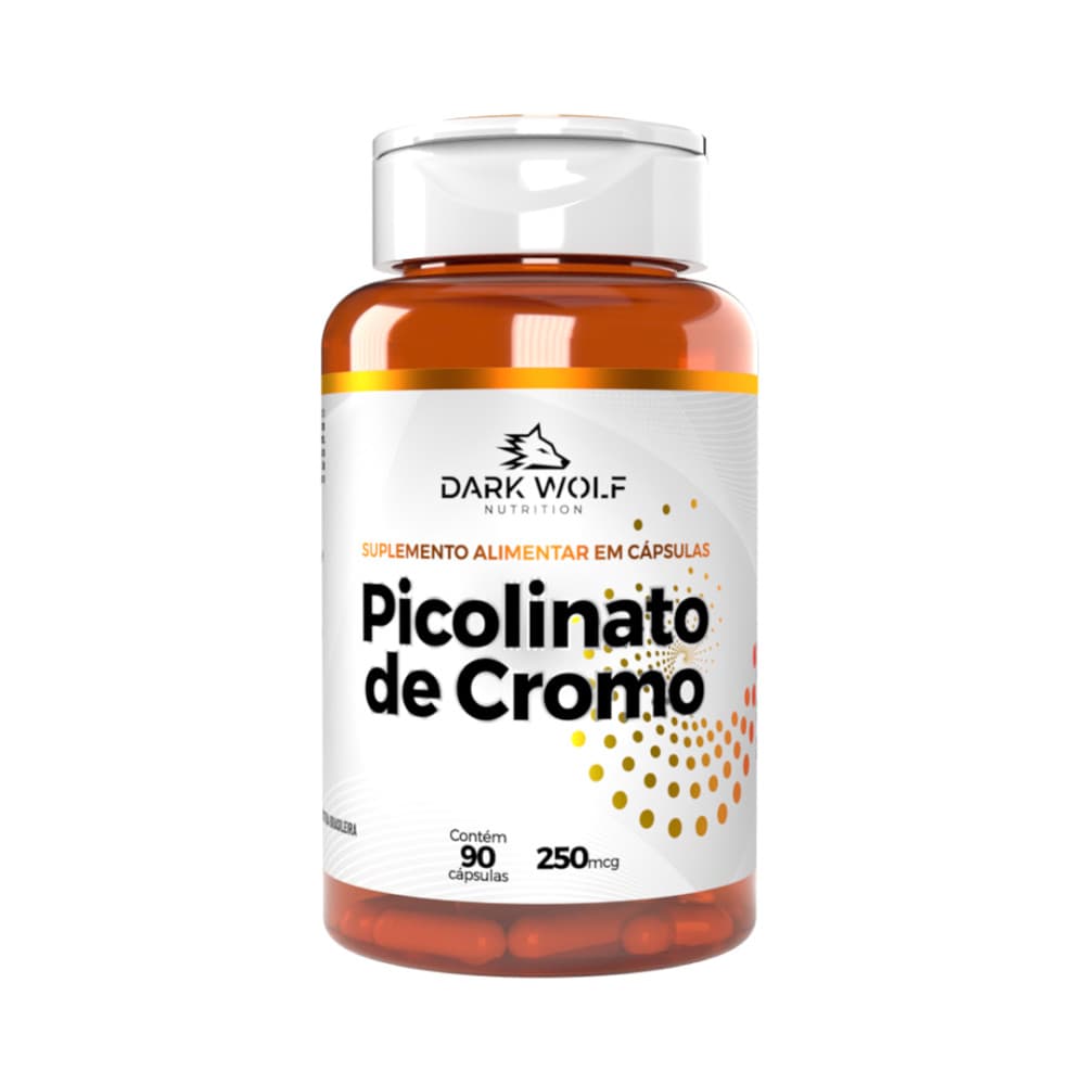 Picolinato de Cromo 250mcg 90 Capsulas - Dark Wolf Nutrition
